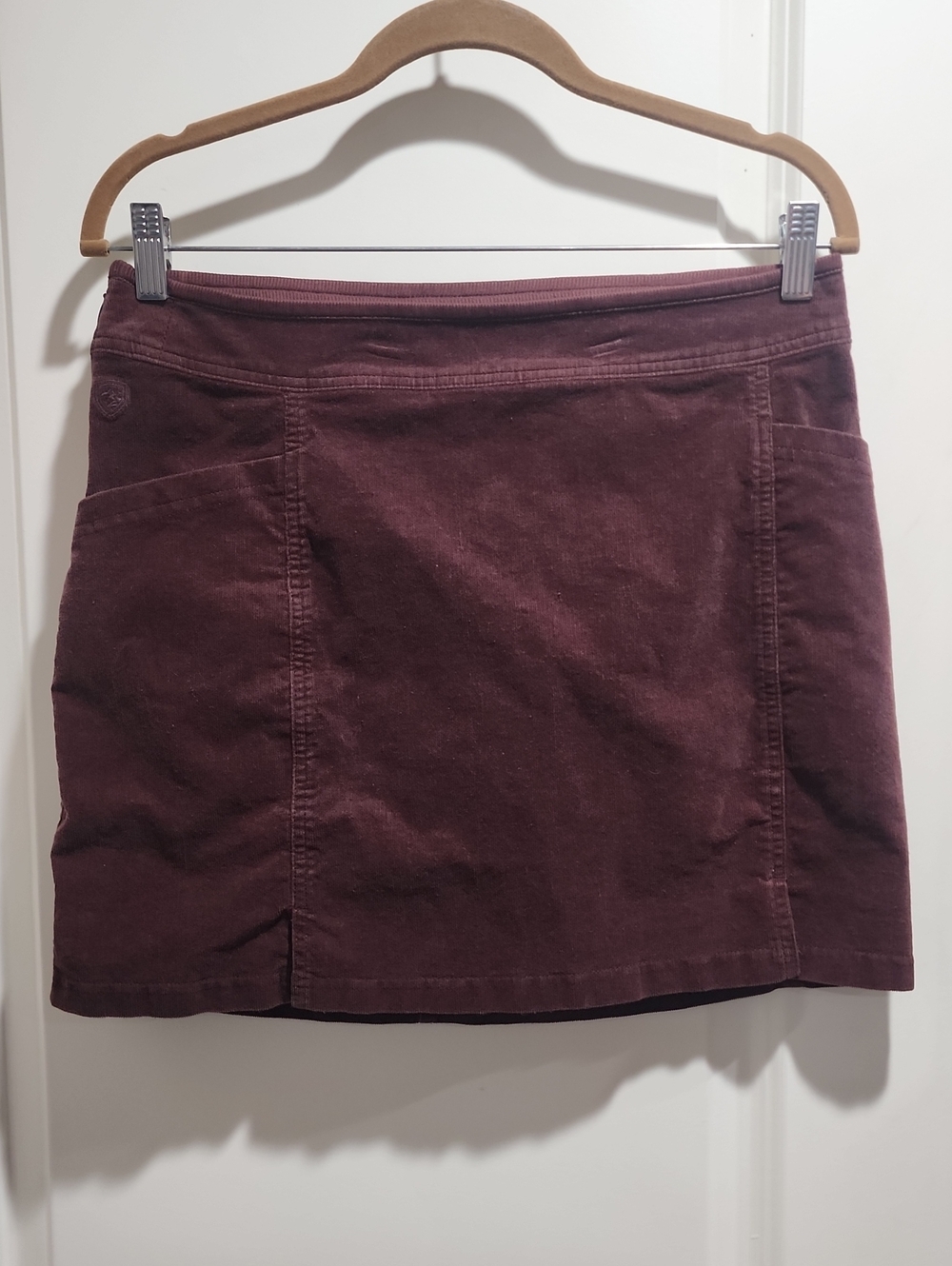 Kuhl Strova Skirt Hiking Outdoor Brown Corduroy Size 10